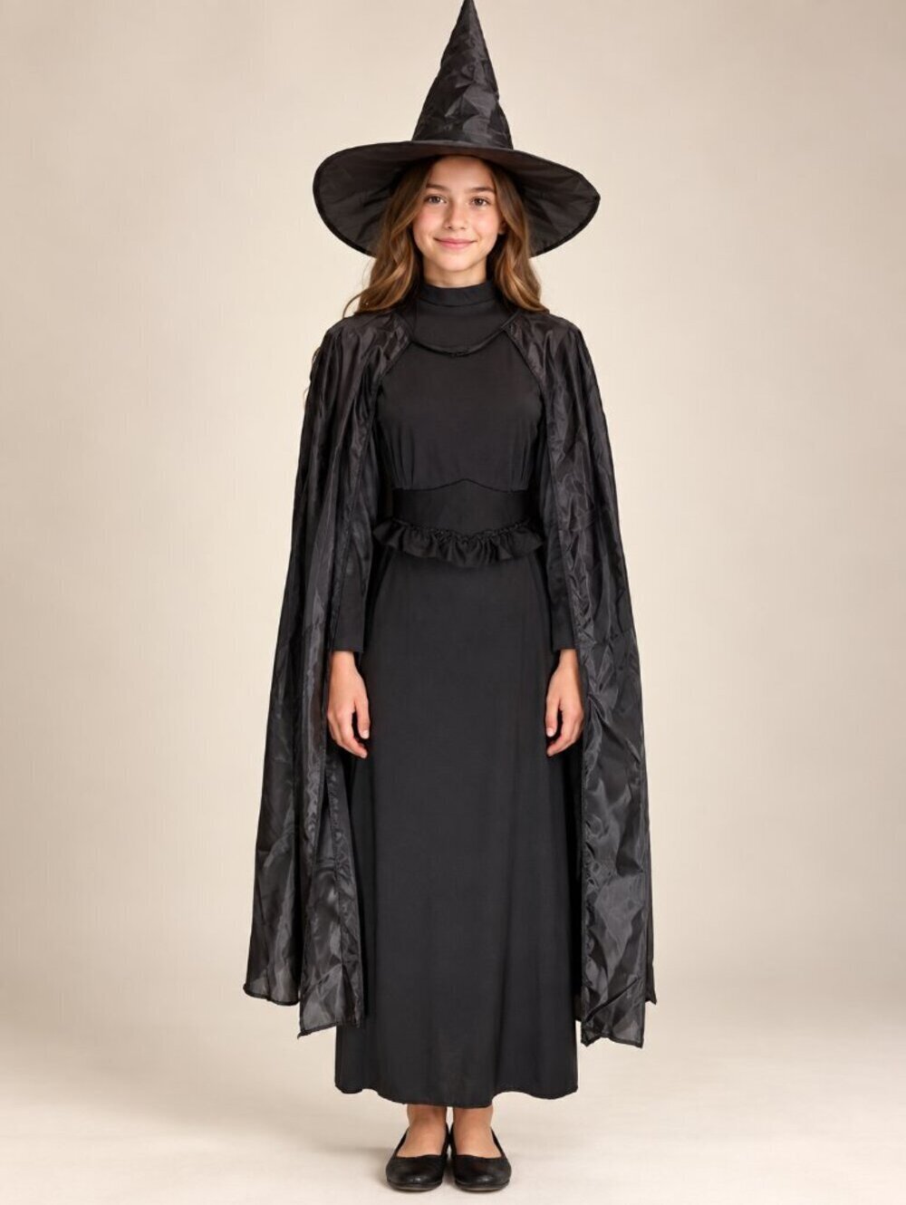 Forum Novelties Classic Witch Costume Child L 12-14 Black